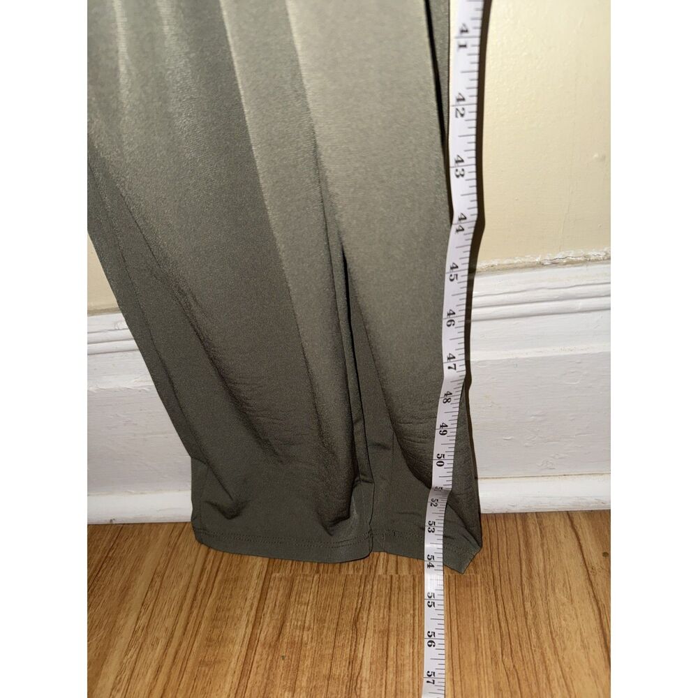 BCBGeneration Olive Green Harem Draped Pocket Jumpsuit Size M - Picture 9 of 10